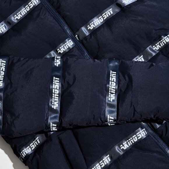 AKINGS Logo Puffer Jacket - Navy - Picture 5 of 5